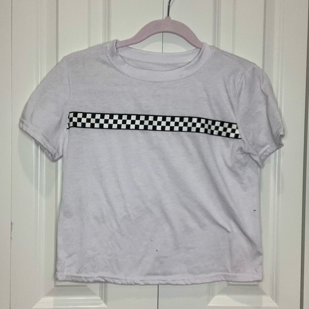 racer print top